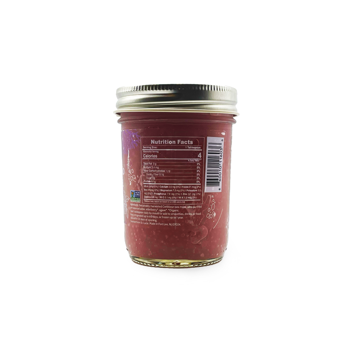 Elderberry Gold Sea Moss Gel - 8oz Jar